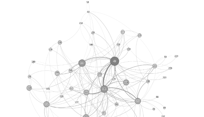 Figure: A Social Network Graph of One Online Community